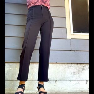 NWT Verge Girl seamed black ankle trousers